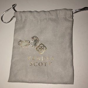 Kendra Scott Pearl and White Studs